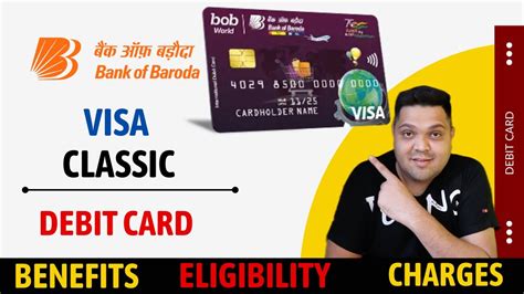 bank of baroda visa classic intl contactless debit card|Bank of Baroda credit cards.